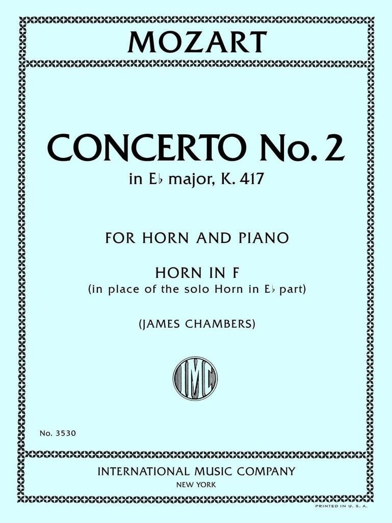 Concerto No2 In E Flat K417